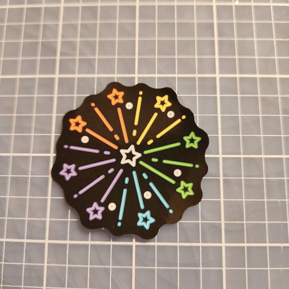 10 for $10 Sticker Neon Cartoon Graffiti Vibrant Colors